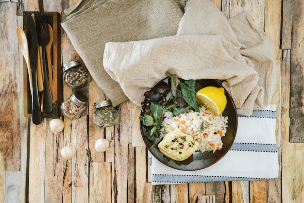 Gotowe danie w misce